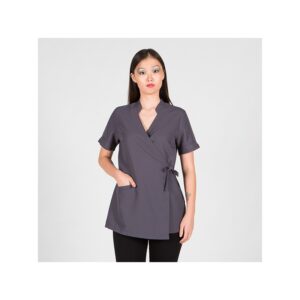 Blusa Cruzada Mujer Añil