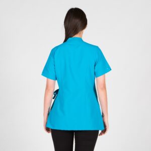 Blusa Cruzada Mujer Añil