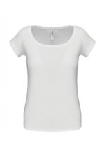 Camiseta Cuello Barco Mujer