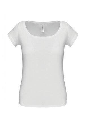 Camiseta Cuello Barco Mujer