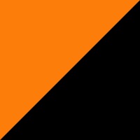 Naranja Fluor + Negro (velilla)