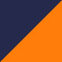 Azul Navy + Naranja Fluor (velilla)