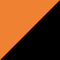 Color Naranja Fluor + Negro