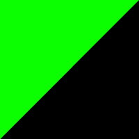 Color Verde Fluor + Negro (roly)